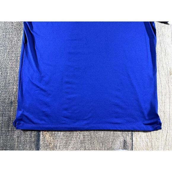 Nike Golf Dri Fit Blue White Polo Shirt Men's Medium Dri-Fit Golfing - Picture 4 of 9